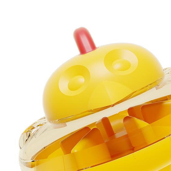 Interactive Wobbling Cat Toy Adjustable Cat Treat Dispenser Toy Chicken Shape Cat Feeder Puzzle Toy for Cats Mental Stimulation Entertainment