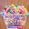 Kids Elastic Hair Ties - Soft Small Hair Bands for Children, 100 Pack (Bagged)