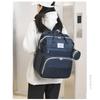 Large-capacity Mommy Bag, Portable Storage Backpack for Moms, Multifunctional Diaper Bag, Foldable Baby Bed Bag