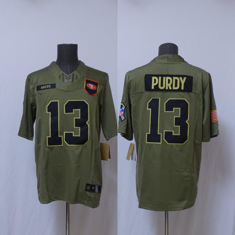 Olive Green NFL Football Jersey Fan Apparel Men Women Sports Team Support Casual Wear