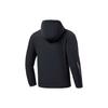 Li-Ning Fitness Series Fleece-Lined Warm Logo Sports Hooded Jacket Men Jacket Black AFDR513-1