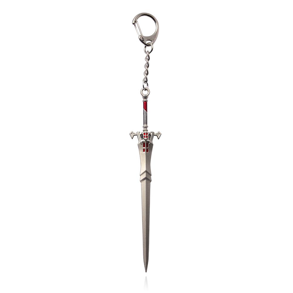 Game Final Fantasy 7 VII Remake Sword Keychain Zack Fair Weapon Cloud Strife Buster Sword Pendant Keyring Unisex Cosplay Prop