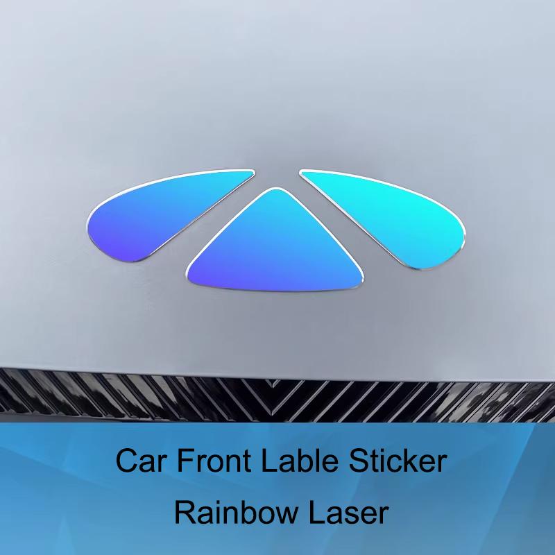 For Chery Fulwin A9L Car Front Lable Sticker Blackened Hood Steering Wheel Emblem Decal Interior Exterior Decoration Accessories