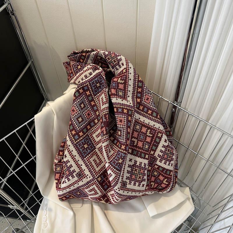 Chic Colorblock Shoulder Bag Large Stylish Tote For Casual Commuting In Various Colors