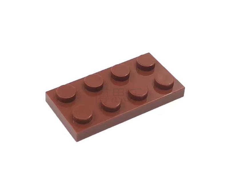 LEGO-Compatible 2X4 Low Version Baseplate for Educational Building Blocks