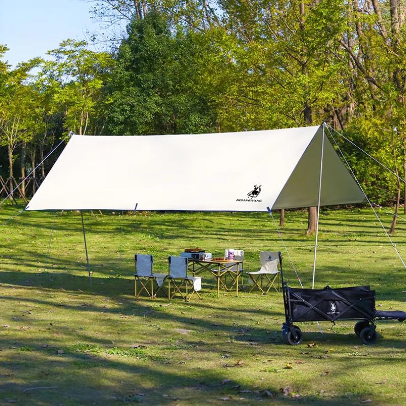 Huilingyang Outdoor Picnic Set with Trailer and Awning