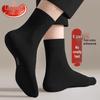 Langsha Men's 100% Cotton Antibacterial Mid-Calf Dress Socks