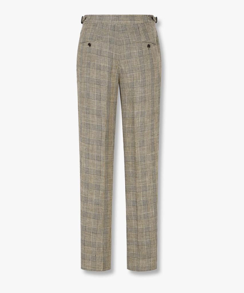 MAN ON THE BOON Summer Check Pattern Suit Pants_Beige 4716152011