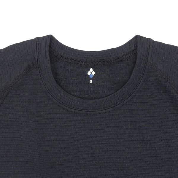 Geoline Round Neck Shirt 1107704 [Montbell] Men's M.W. (Black (BK)/M)