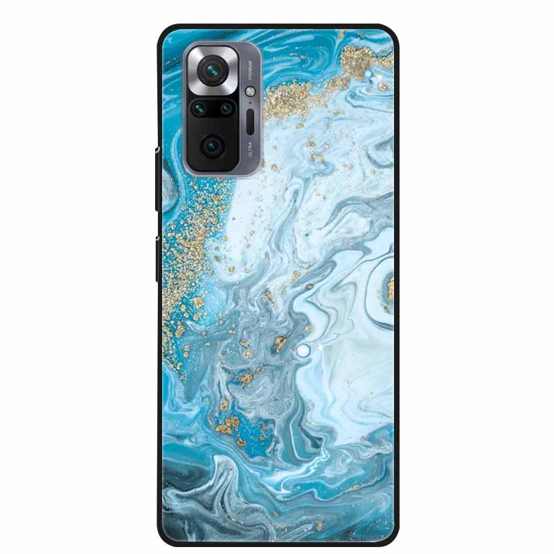 Per Xiaomi Redmi Note 10 Pro Custodia Moda Morbido Silicone Cover per Telefono per Redmi Note10 Pro Max Coque M2101K6G Paraurti Cool Funda