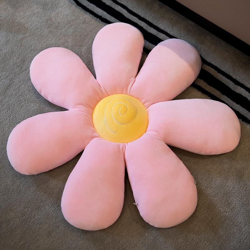 Small Daisy Flower Pillow Cushion On The Floor Chair Cushion Office Sitting for A Long Time Tatami Car with Butt Cushion