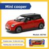 CCA Diecast 1/28 BMW Mini Cooper Slitina Model Auta Zvuk Světlo Děti Chlapec Diecast Hračka Vozidlo Kolekce Miniatura Voiture