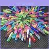Beautiful Titanium Plating Rainbow Aura Quartz Crystal Point Healing Ornaments 100g Set