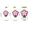 Simple and Creative Cartoon Flower Clock, Silent Wall Clock for Living Room and Dining Room, Cute Clock