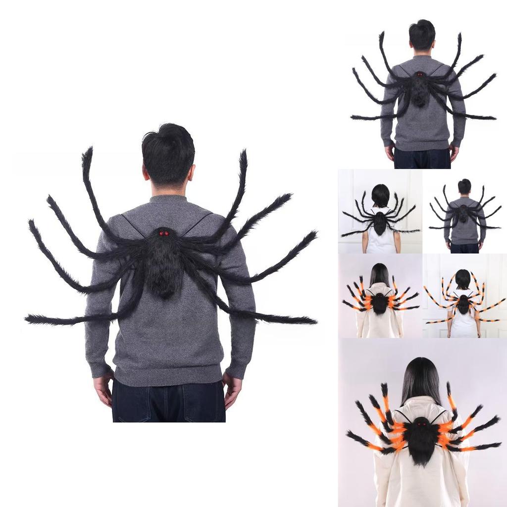 Kostýmový doplněk pavouk s křídly a kapsami pro halloweenské večírky a cosplay