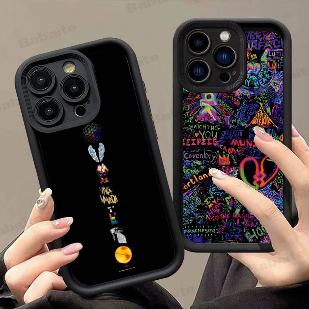 Moon Music Coldplay Band For IPhone 17 15 13 12 11 14 Pro Max X XR XS 16 Plus Shockproof Candy Back Cover