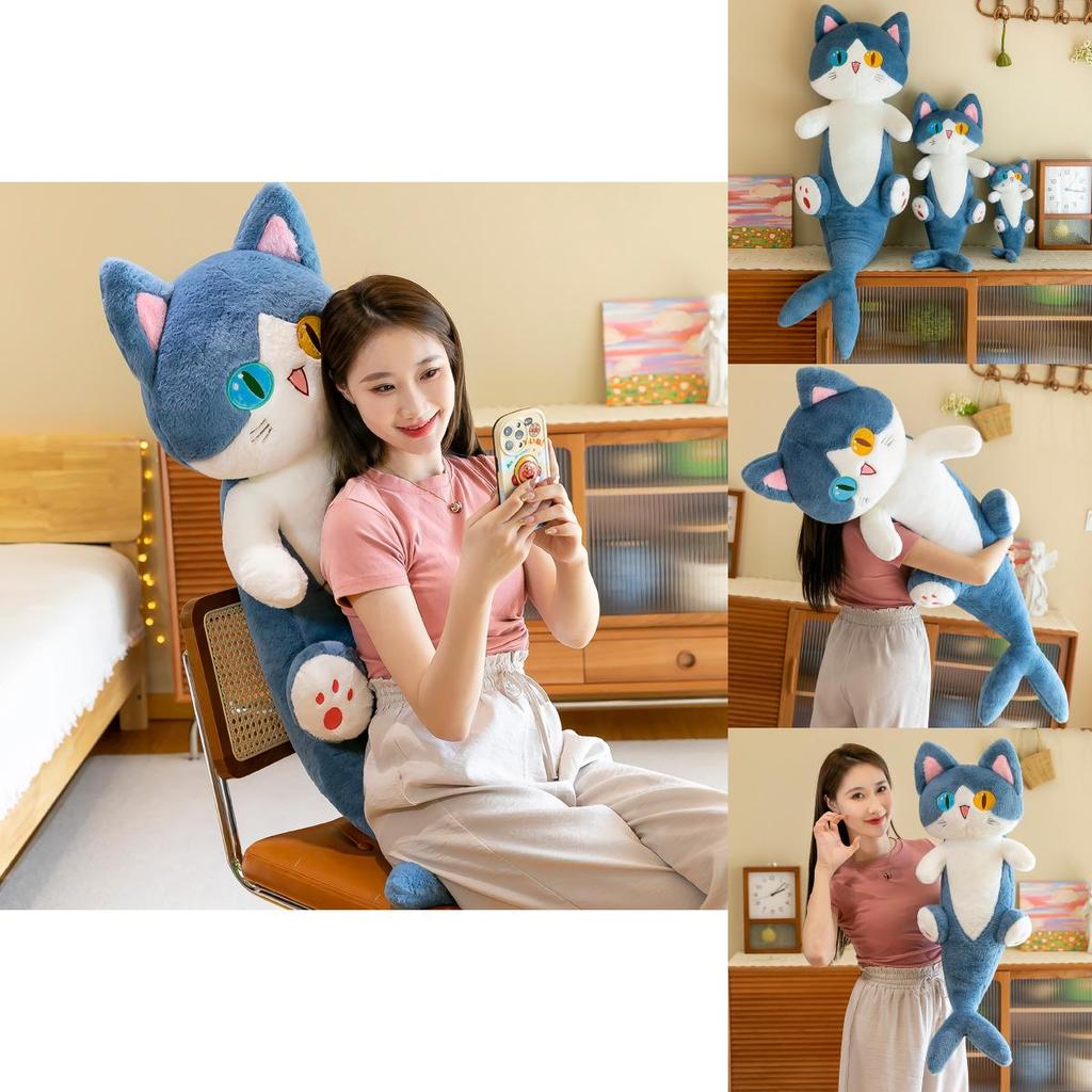 Shark Cat Creative Plush Toy Unique Eyed Catfish Stuffed Animal For Sleep Support