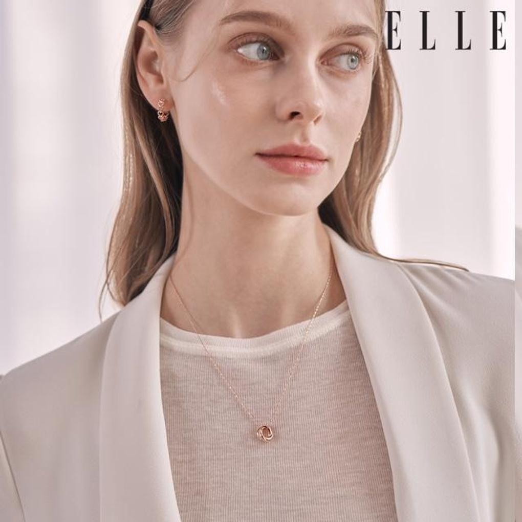 Dreifachring-Halskette ELBRNN189