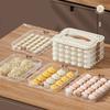 Multi-Layer Dumpling Storage Box Fresh Keeping Large Capacity Refrigerator Box 1/2/3/4/ Layers Sealed Wontons Box Home Kitchen