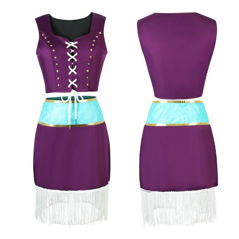 ONE PIECE Robin cosplay costume big fur collar Robin one piece Nicole Robin cosplay costume