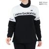 New Balance Golf Crew Neck Sweater Logo x Black 1 (Stretch, Jacquard) / Women's / 012-4270502 030_White [M]