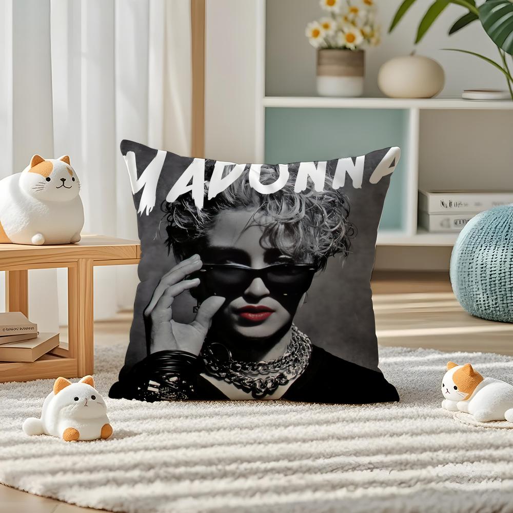 Singer M-MadonnaS C-CicconeS Pillow Case Silky Elegant Comfort Sofa Bed Invisible Zipper