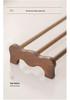 Carbonized Black Walnut Tea Cup Drying & Storage Rack - Kung Fu Tea Set Accessory