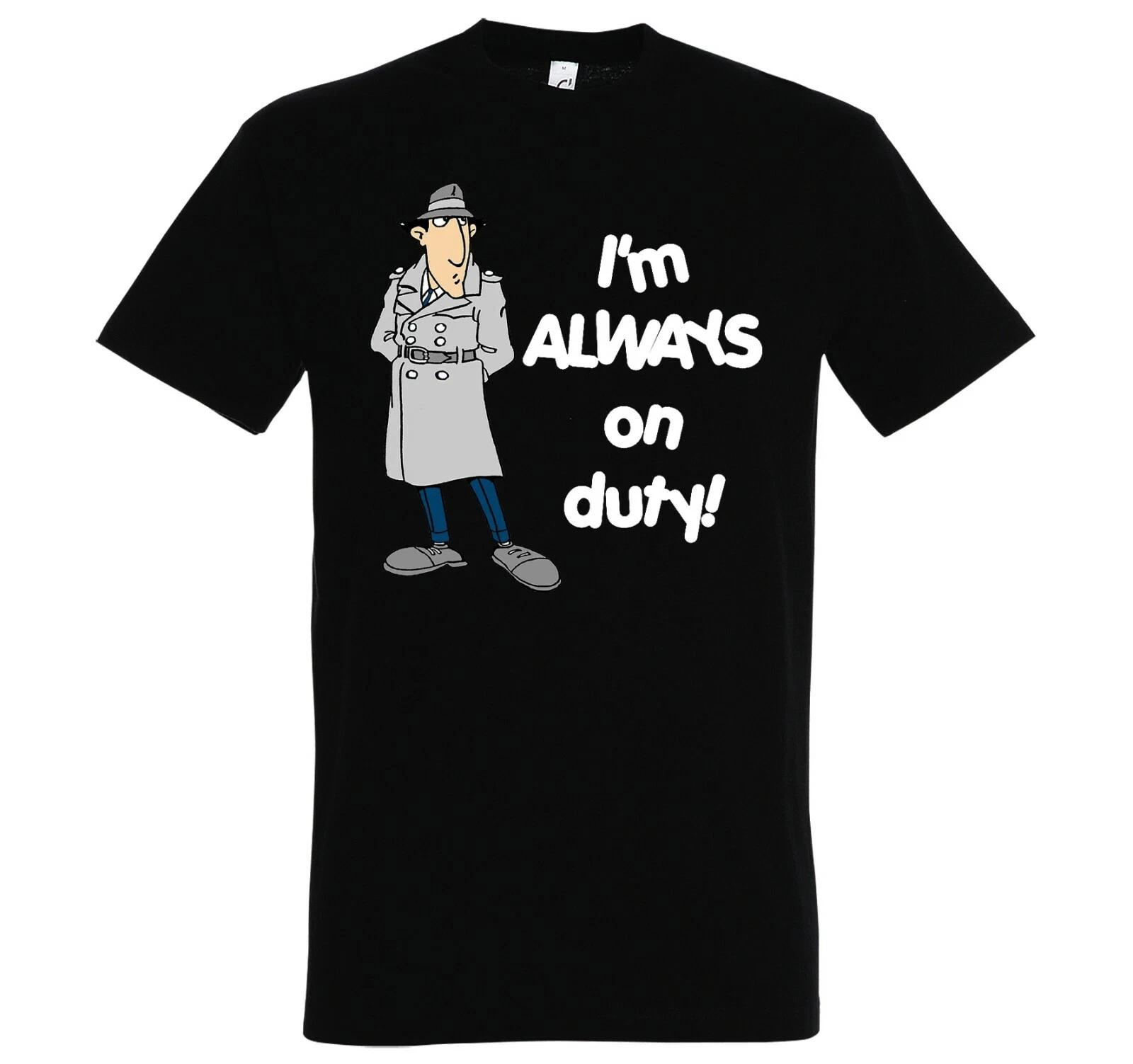 Youth Designz Inspector Gadget Men s T-Shirt Print Detective Cartoon Series Fun L