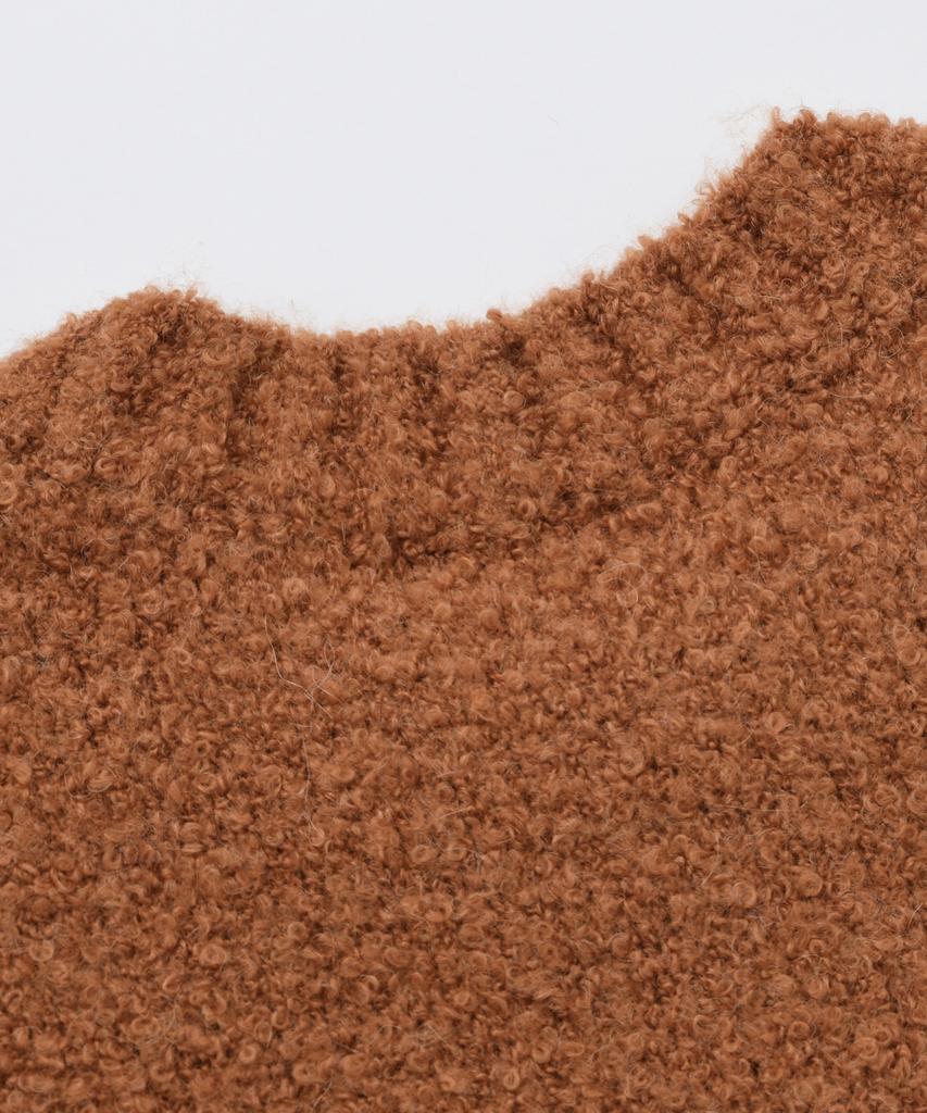 FRIZMWORKS Alpaca Boucle Knit _ Orange