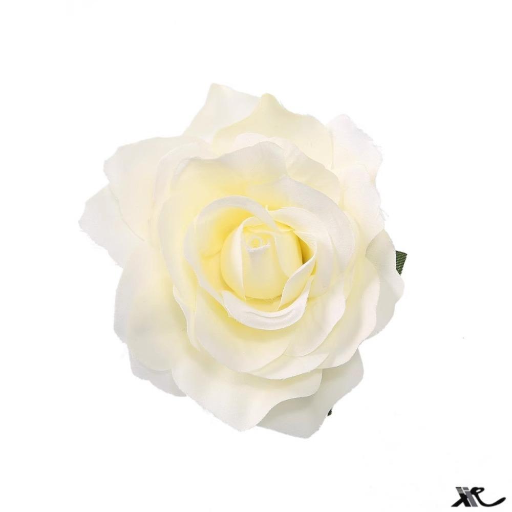 White Camellia Shaped Hair Clip With Small Flowers On Head Floral Internet Famous Atmosphere Side Women