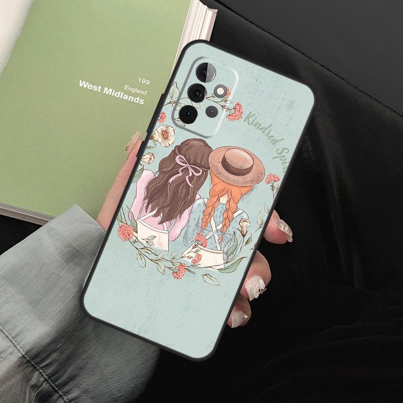 Anne of Green Gables For Samsung Galaxy A55 A35 A53 A33 A13 A15 A36 A56 A26 A16 A22 A32 A52 A54 A34 A05 A06 Case