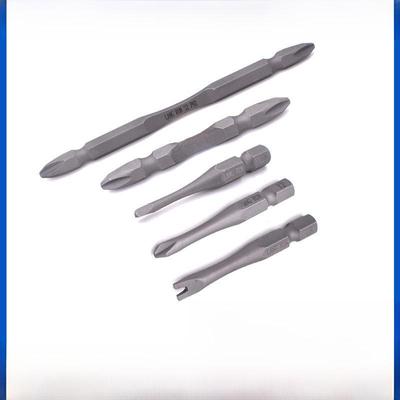 Taiwan S2 Steel Hardened Hexagonal Screwdriver Bit, Phosphate Gray Finish