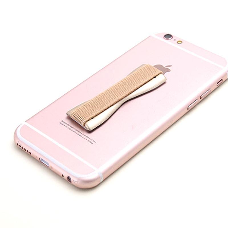 Universal Phone Back Sticker Finger Strap - Elastic Design + ABS Grip, Anti-Drop Phone Holder