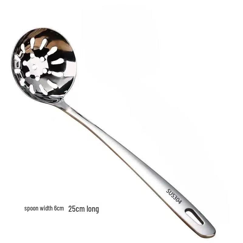 Zhaoran 304 Stainless Steel Long Handle Soup Ladle and Skimmer