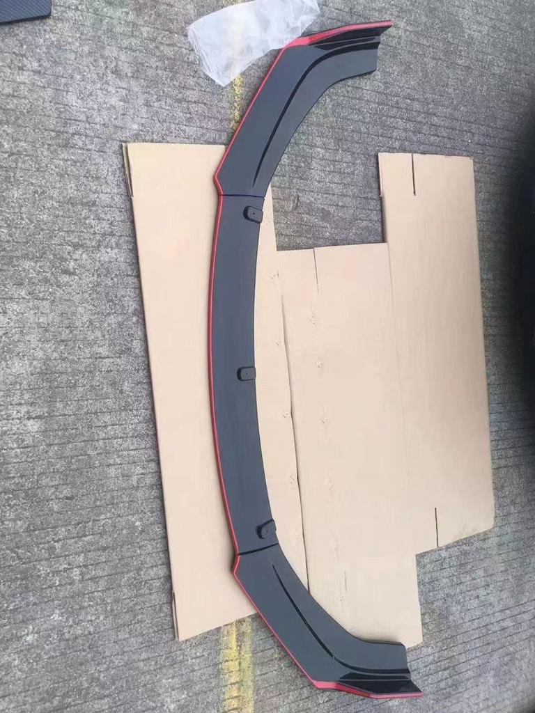 2021 Civic Hatchback Front Lip: Three-Section Bumper Kit for Tenth Gen