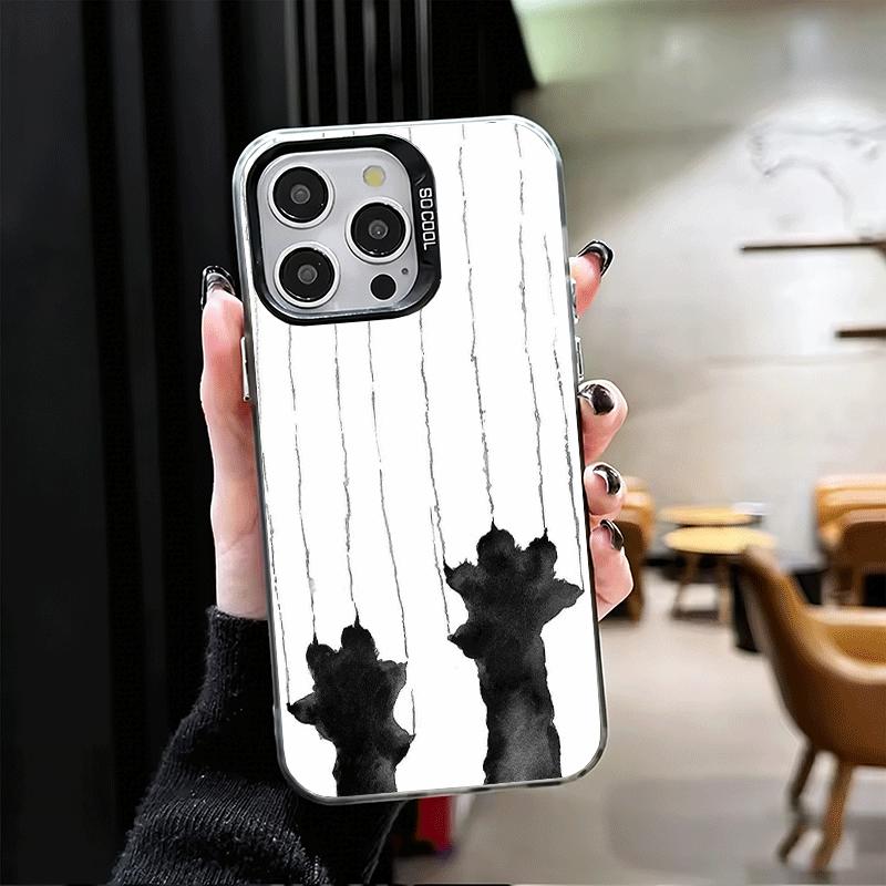 Cat Footprint Funny Scratch Paw Cute Shockproof Phone Case for iPhone 17 Air 16 16E 15 Pro Max 14 Plus 13 Mini 12 Back Cover Ant