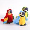 Talking Electronic Pets Parrot Kids Children Toys Funny Sound Record Plush Green