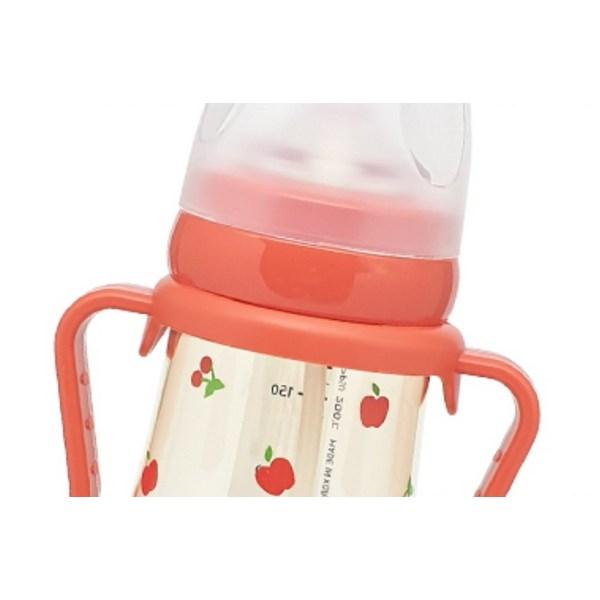 Ibyeol Friends Infant PPSU Apple Cherry Straw Cup 180ml, Red, 1 pc.