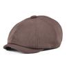 VOBOOM Herren Damen Verstellbare 8-Panel Newsboy Cap 100% Baumwolle Gatsby Ivy Hut Cabbie Barett Hut im Vintage-Stil
