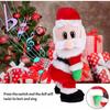 Whimsical Christmas Animated Santa Toy Featuring Lively Music And Charming Plush Design