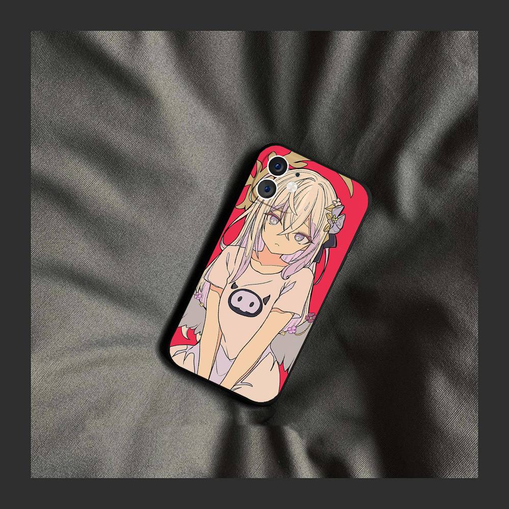 Shirasu Azusa Anime Games Blue Archive Phone Case For IPhone 17 Air 16 15 14 13 Pro Max 11 12 Black Silicone Cover