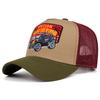 New Hot Sale Unisex Sun Hat Hip Hop Mesh Trucker Hat Classic Pattern Breathable Summer Baseball CapStreetwear Cap for Men Women