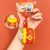 Whimsical Dance Lion Drum Silicone Keychain Playful Cute Accessory For Use Everyday