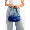 Women's Baguette Lined Snap Closure Handbag And Shoulder Bag