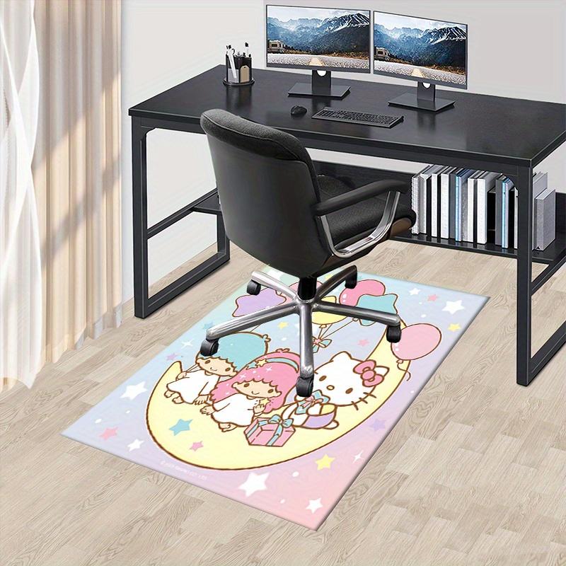 

Office Rug Hello Kitty, Little Twin Stars Anti-Slip Rug, Machine Washable for Living Room, Bedroom, Office, Multiple Sizes, Bedroom Mat, Decorative Ma 60cm by 90cm