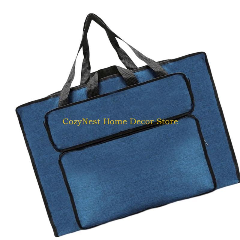 92MF Portable Watercolor Painting Bag Drawing Board Carrying Bag Storage Case Small Art Folder with Handle For Artwork Canvas