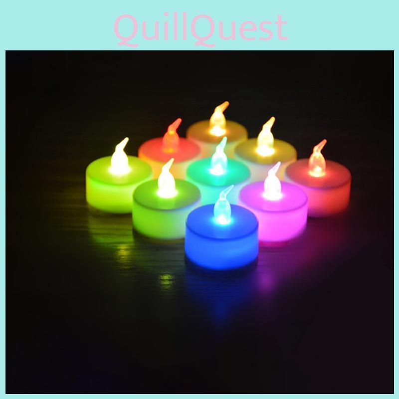 Vielseitige 24er LED-Kerzen-Kollektion ohne Flamme mit flackerndem Licht für Feiertage