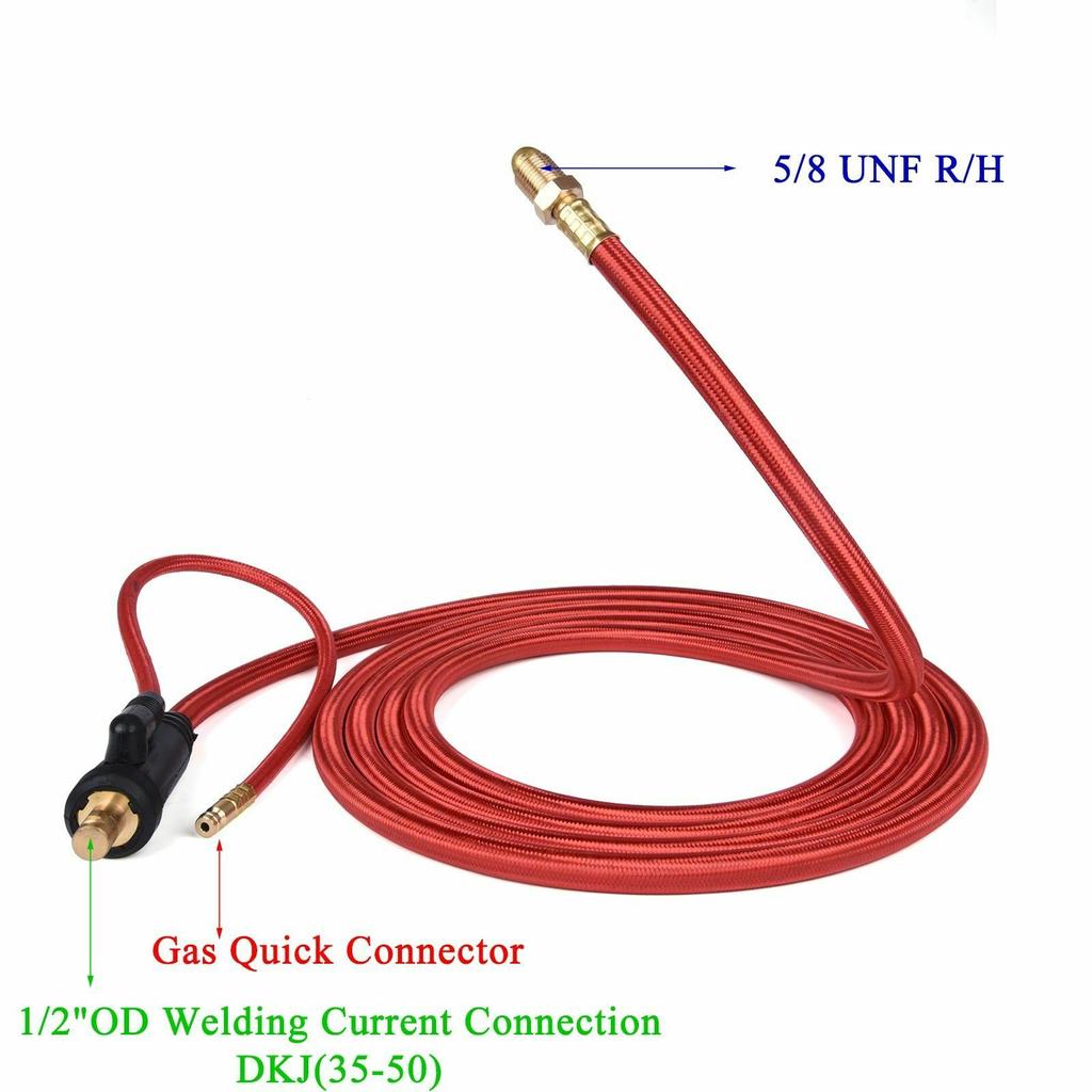 Buy Wp26 Quick Connect Tig Welding Torch Gaselectric Integrated Red