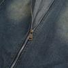 Retro Denim gewaschene Reversjacke: Vielseitig, Modisch, Lässig Hong Kong Stil.