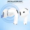 Suitable for AirPods 4th generation of 5 pairs of sports anti-skid scratch-resistant soft silicone earplug cover white